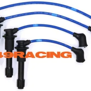 NGK spark plug wires for racing vehicles.