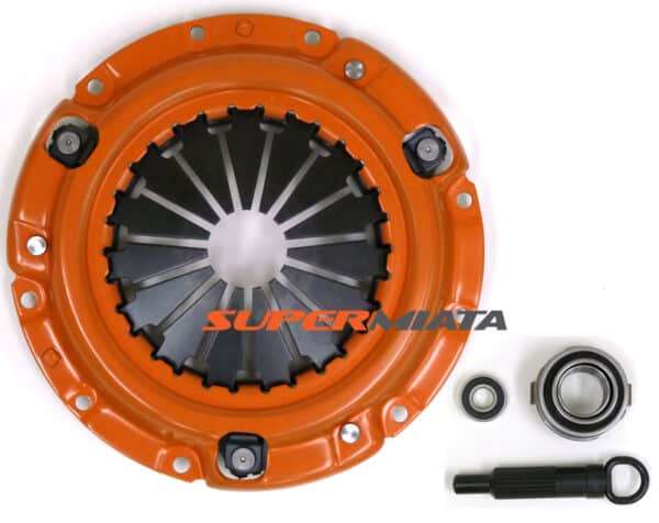 Orange car clutch kit with bearings and tool.