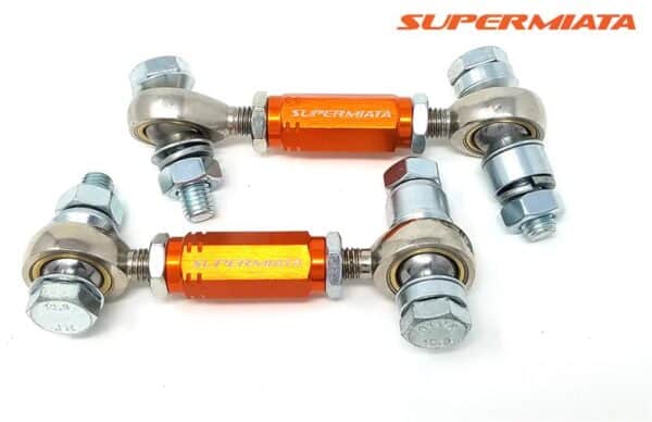 SuperMiata adjustable suspension end-links.