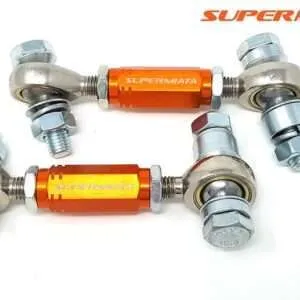 Orange adjustable car suspension rod ends